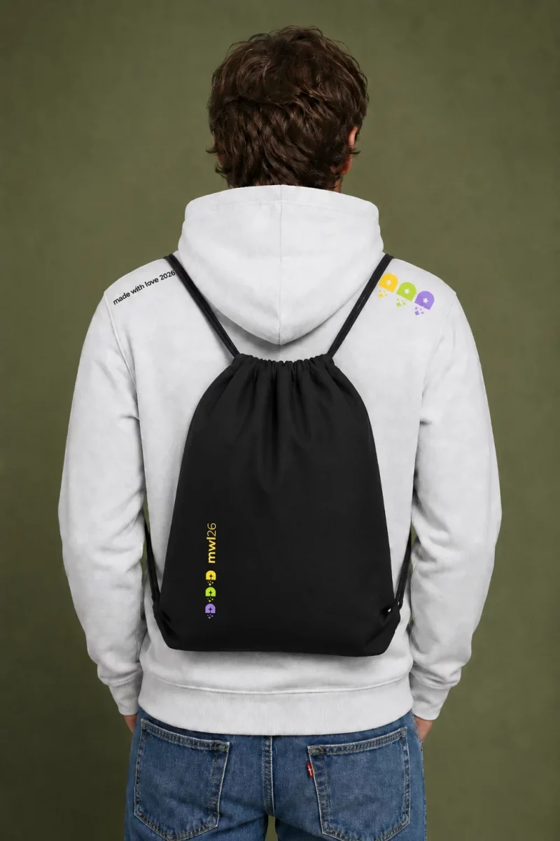 Mochila de tiras "mwl26" | Negra