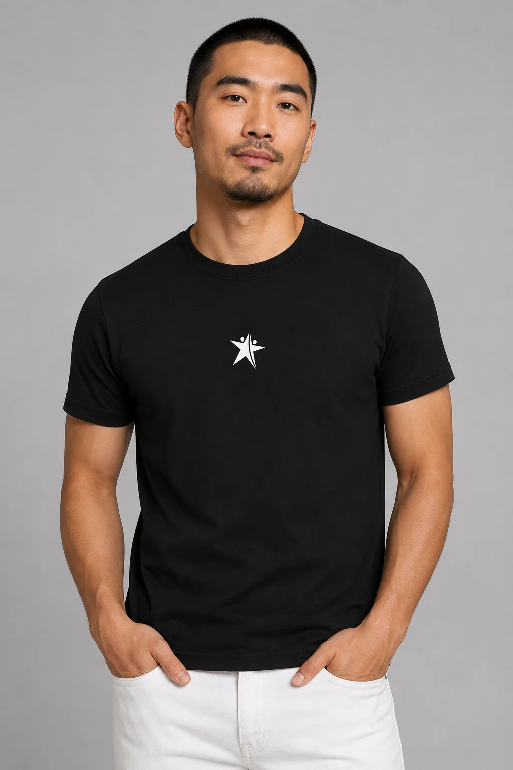 Camiseta Stars Sport Madrid 2026 (algodón) | Negra