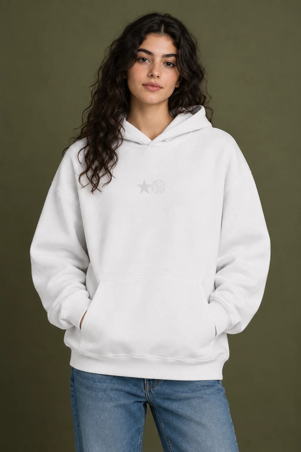 Sudadera Stars & Volleyball 2026 | Blanca