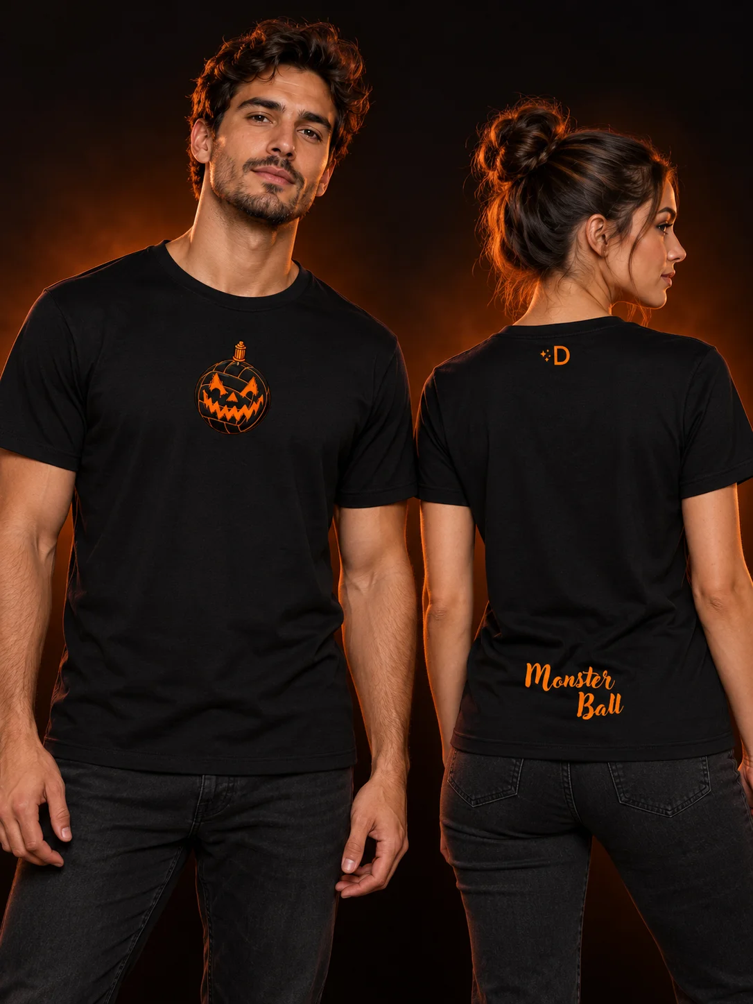 Camiseta "Monster Ball" - Negro