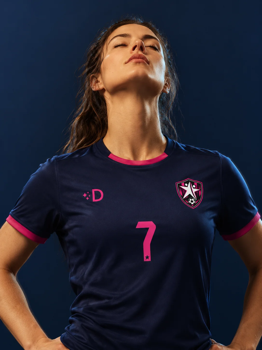 Camiseta equipación Stars Sport Madrid fútbol | Azul